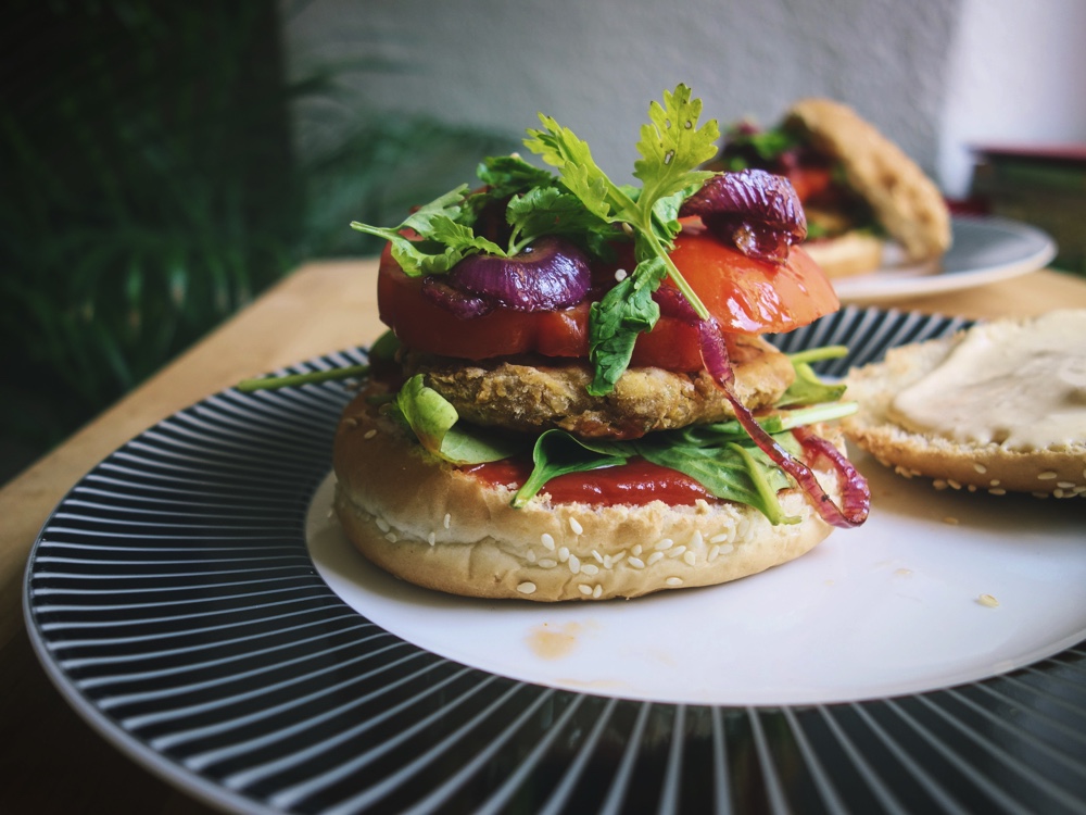 göra veganska burgare
