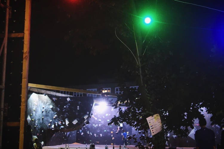 Boulderklättring i Berlin