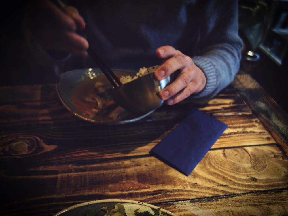 Jordnötscurry med ris