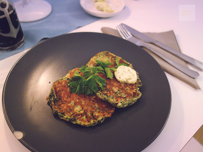 grönsaksplättar med limesmör