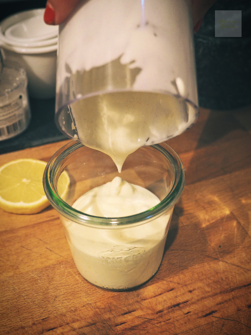 Vegansk majonnäs till sista droppen